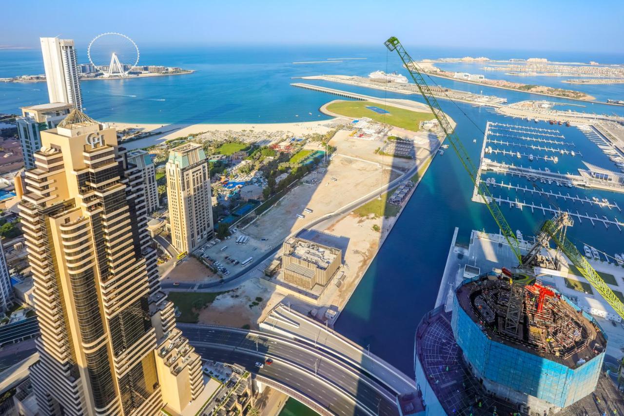 Penthouse in Dubai Marina , Cayan tower , sea view Apartment Bagian luar foto