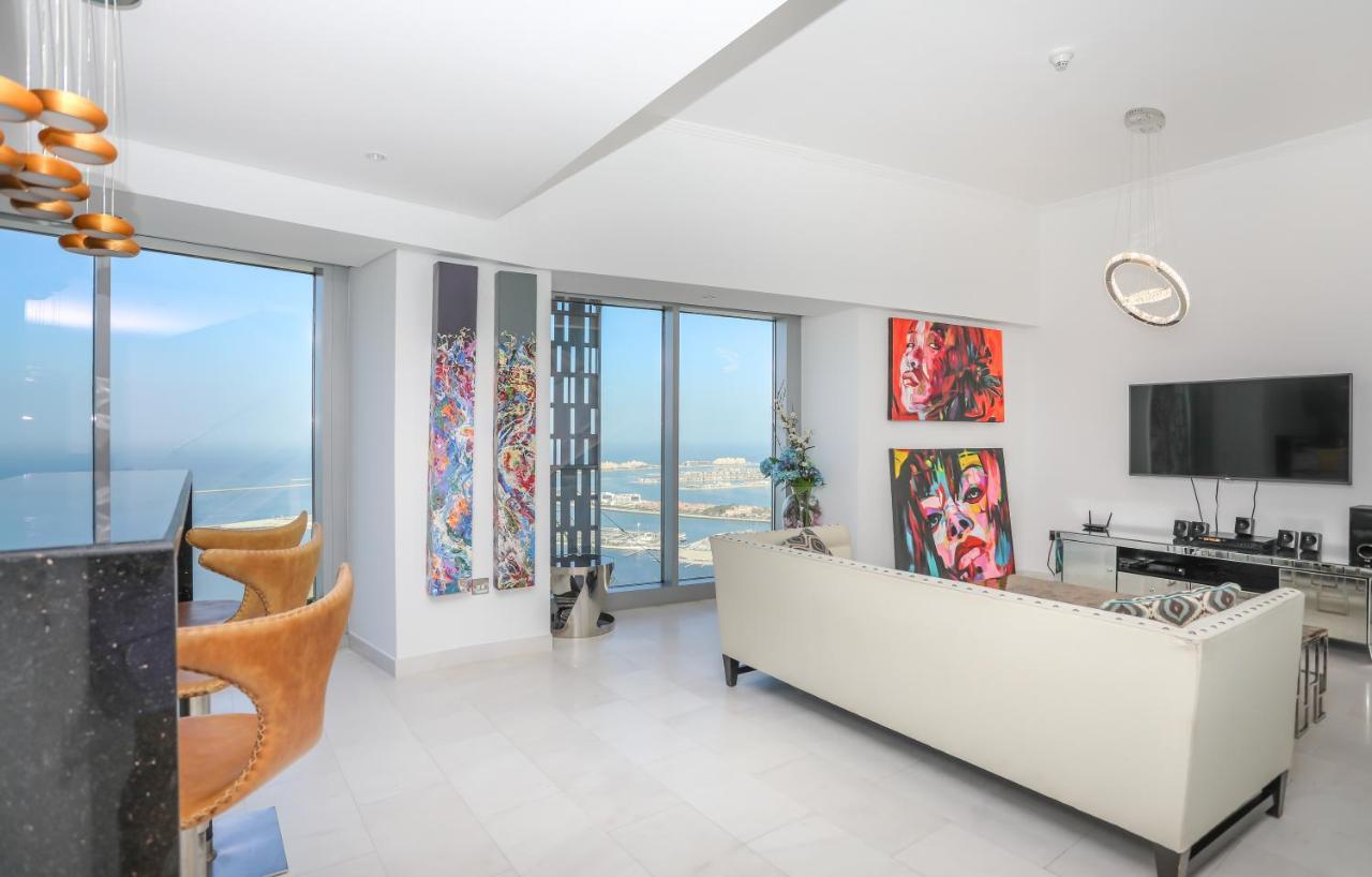 Penthouse in Dubai Marina , Cayan tower , sea view Apartment Bagian luar foto