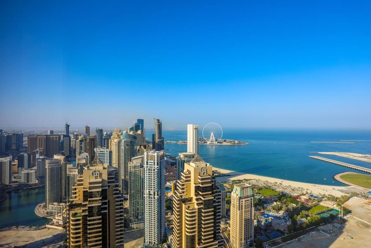 Penthouse in Dubai Marina , Cayan tower , sea view Apartment Bagian luar foto