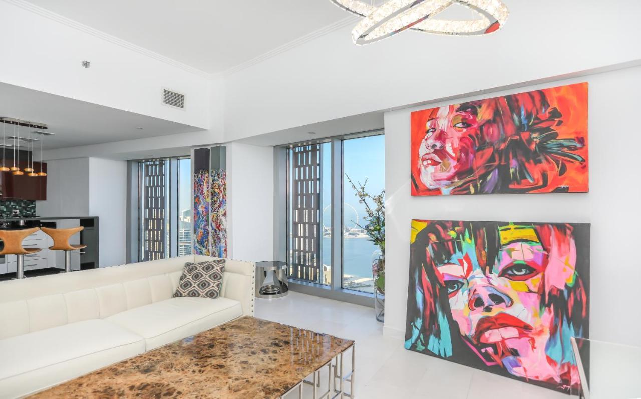 Penthouse in Dubai Marina , Cayan tower , sea view Apartment Bagian luar foto