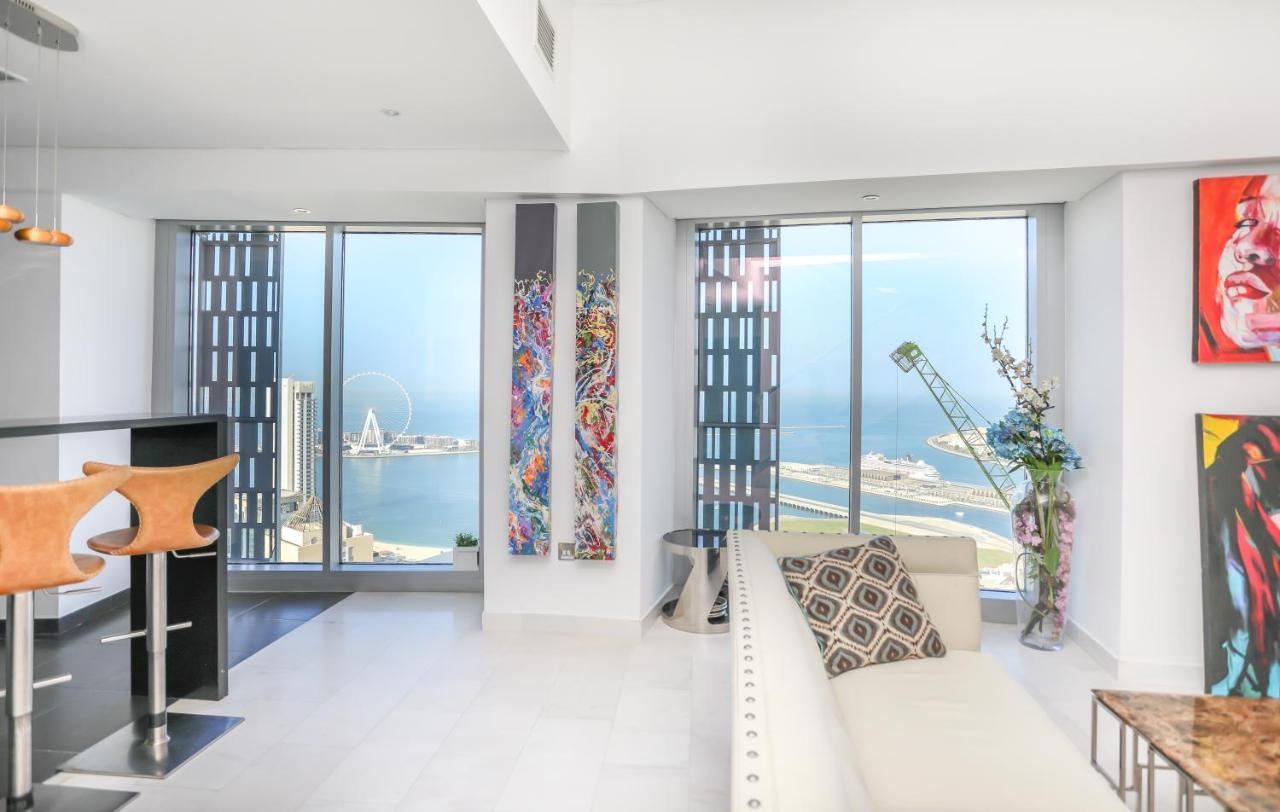 Penthouse in Dubai Marina , Cayan tower , sea view Apartment Bagian luar foto