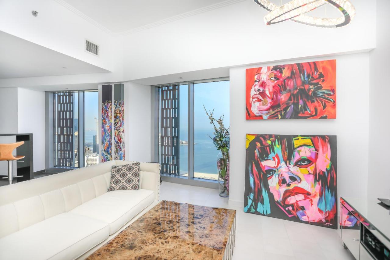 Penthouse in Dubai Marina , Cayan tower , sea view Apartment Bagian luar foto