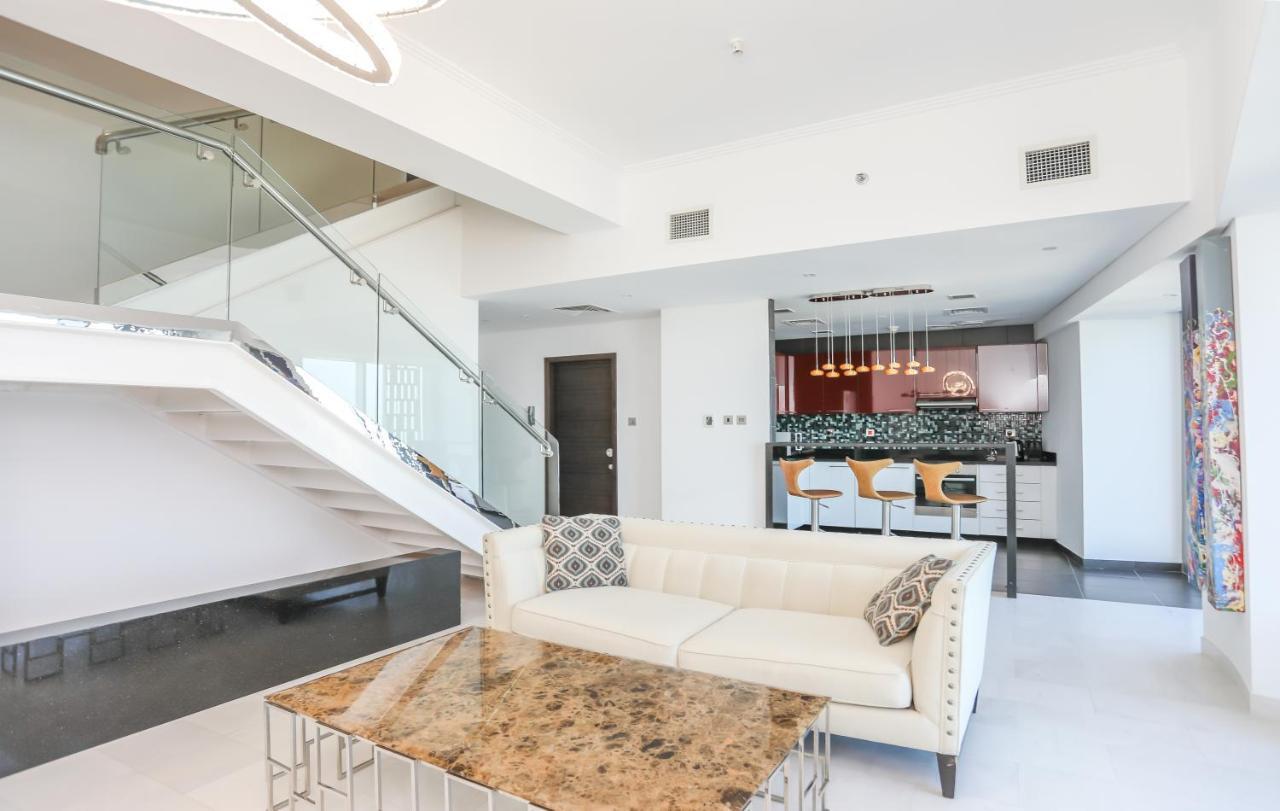 Penthouse in Dubai Marina , Cayan tower , sea view Apartment Bagian luar foto