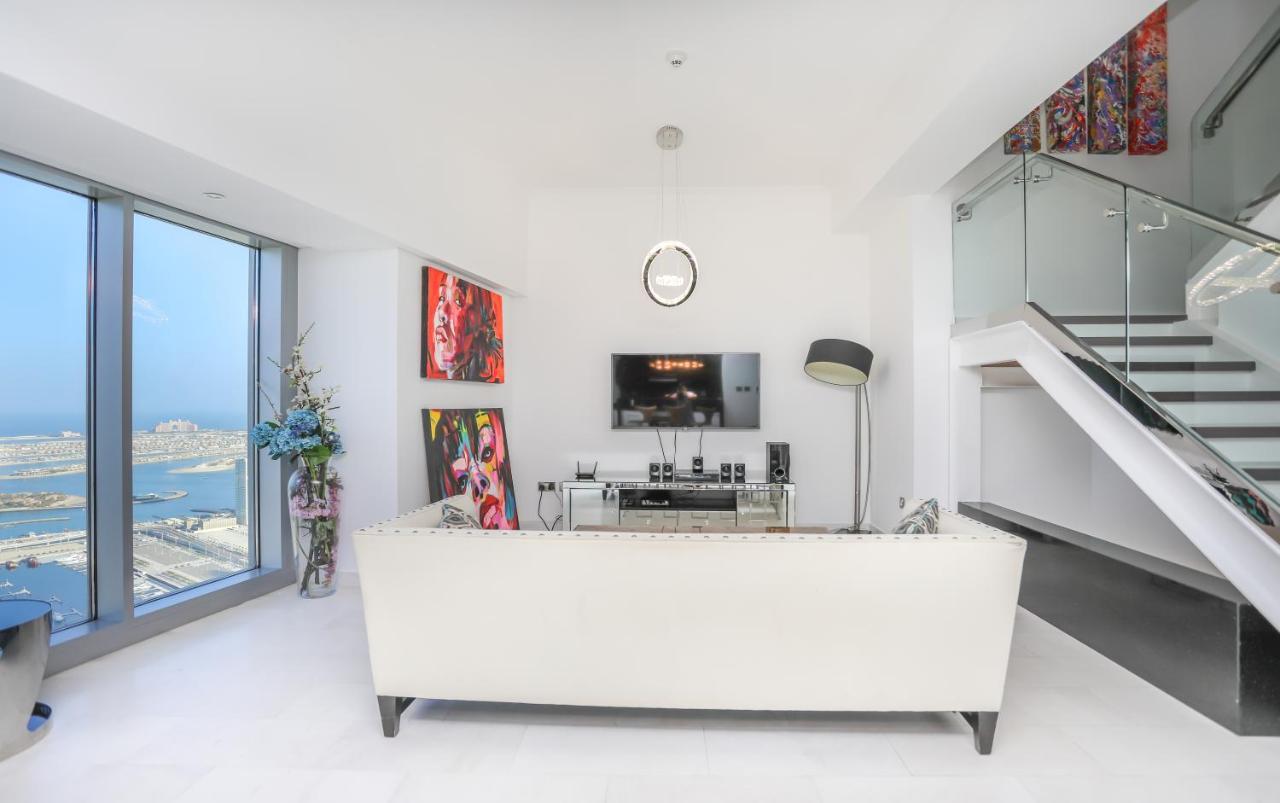 Penthouse in Dubai Marina , Cayan tower , sea view Apartment Bagian luar foto